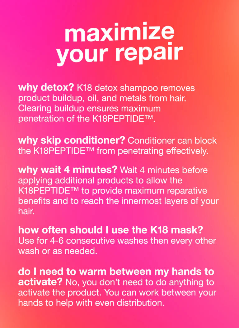 K18 Molecular Hair Repair Mask