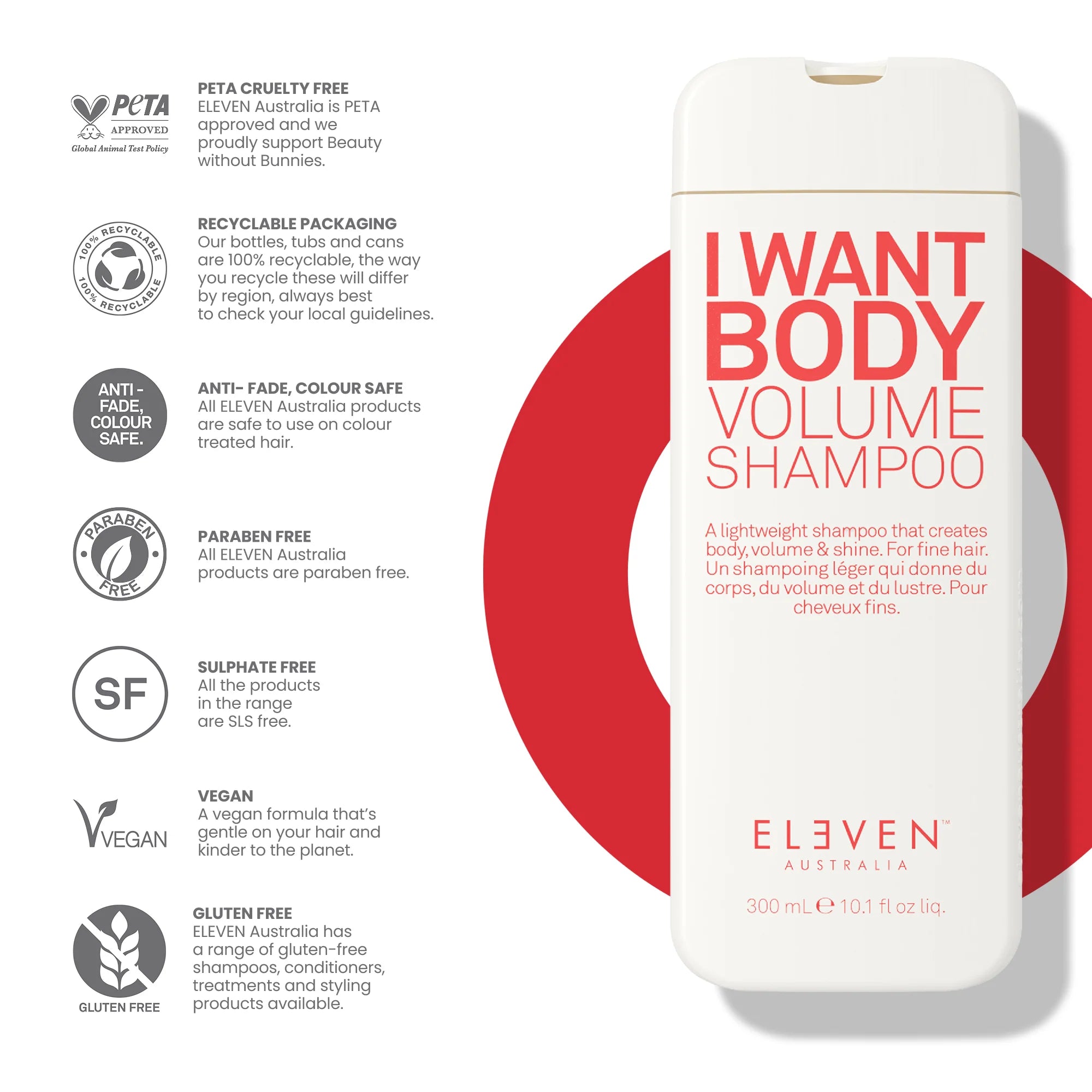 Eleven Australia I Want Body Volume Shampoo