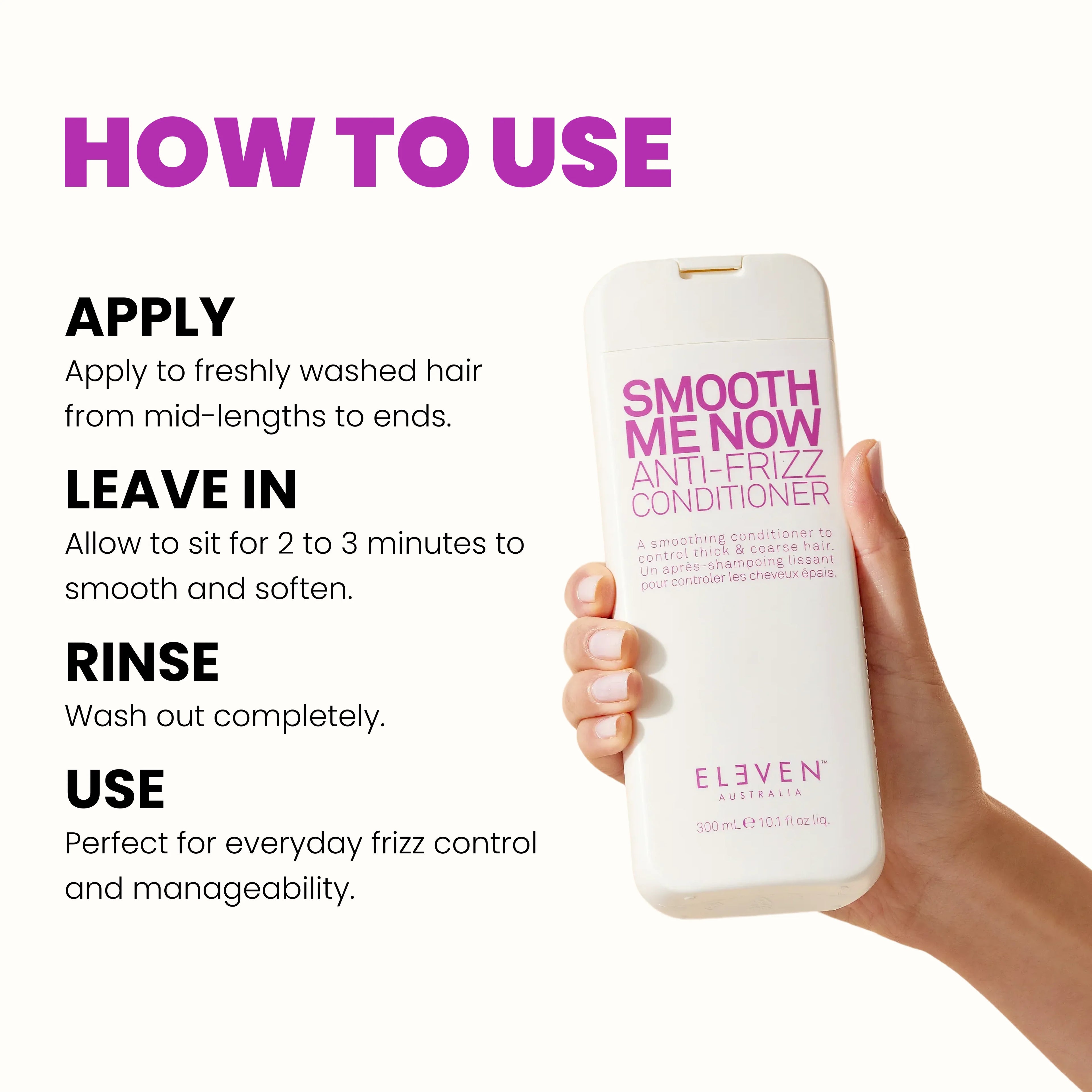 Eleven Australia Smooth Me Now Anti-Frizz Conditioner