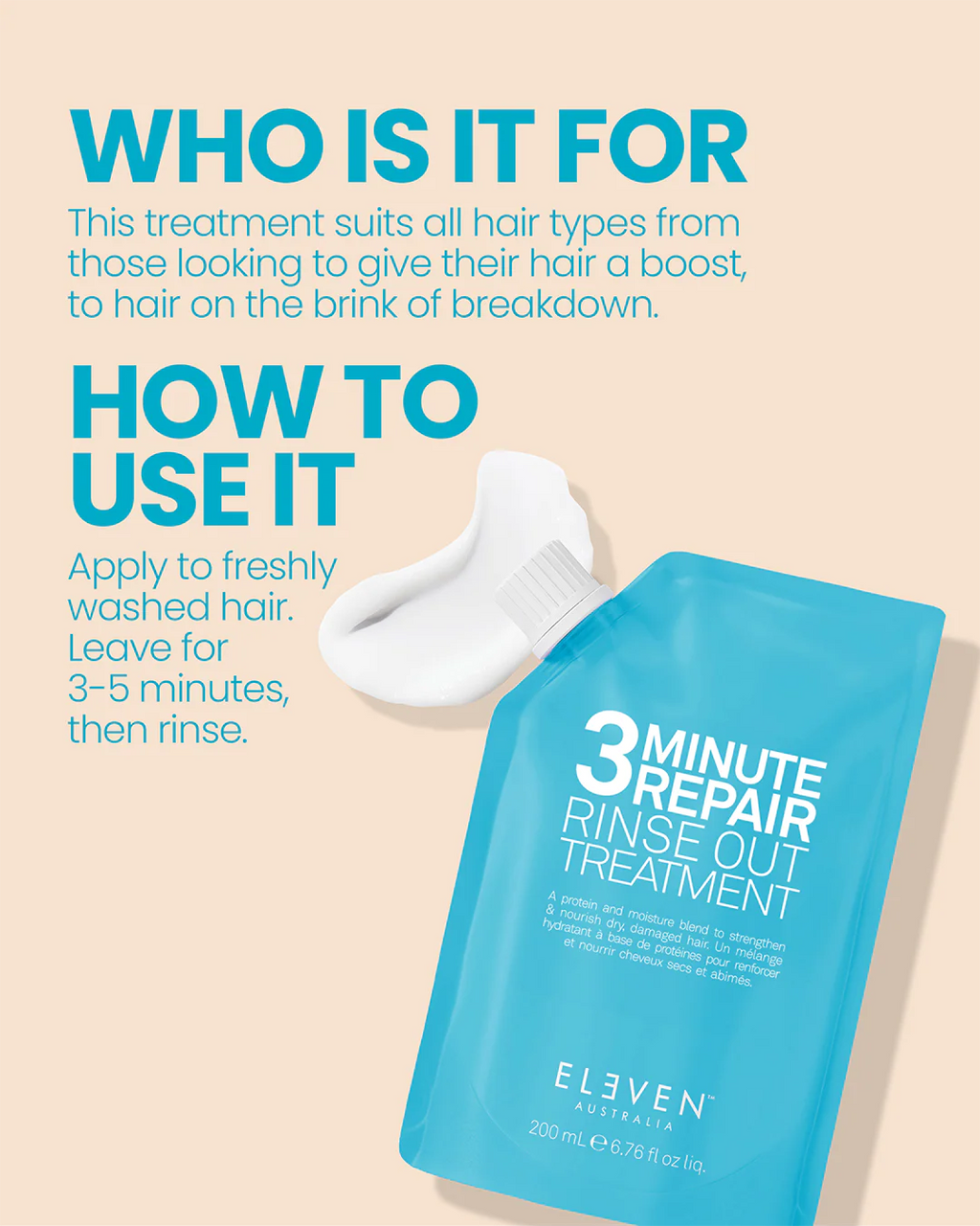 Eleven Australia 3 Minute Repair Rinse Out Treatment