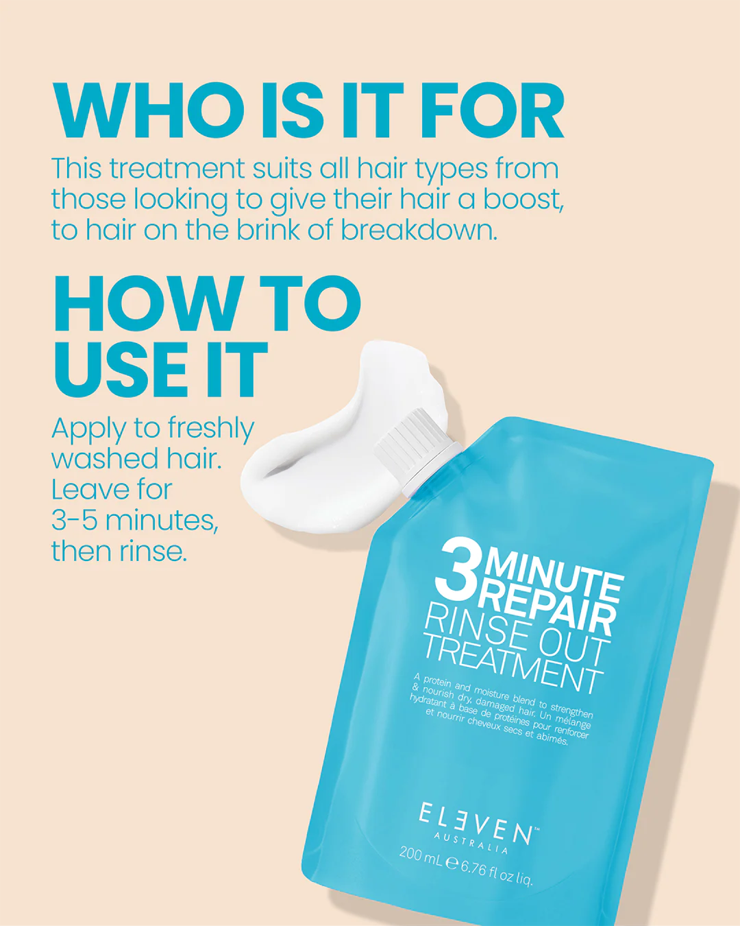 Eleven Australia 3 Minute Repair Rinse Out Treatment