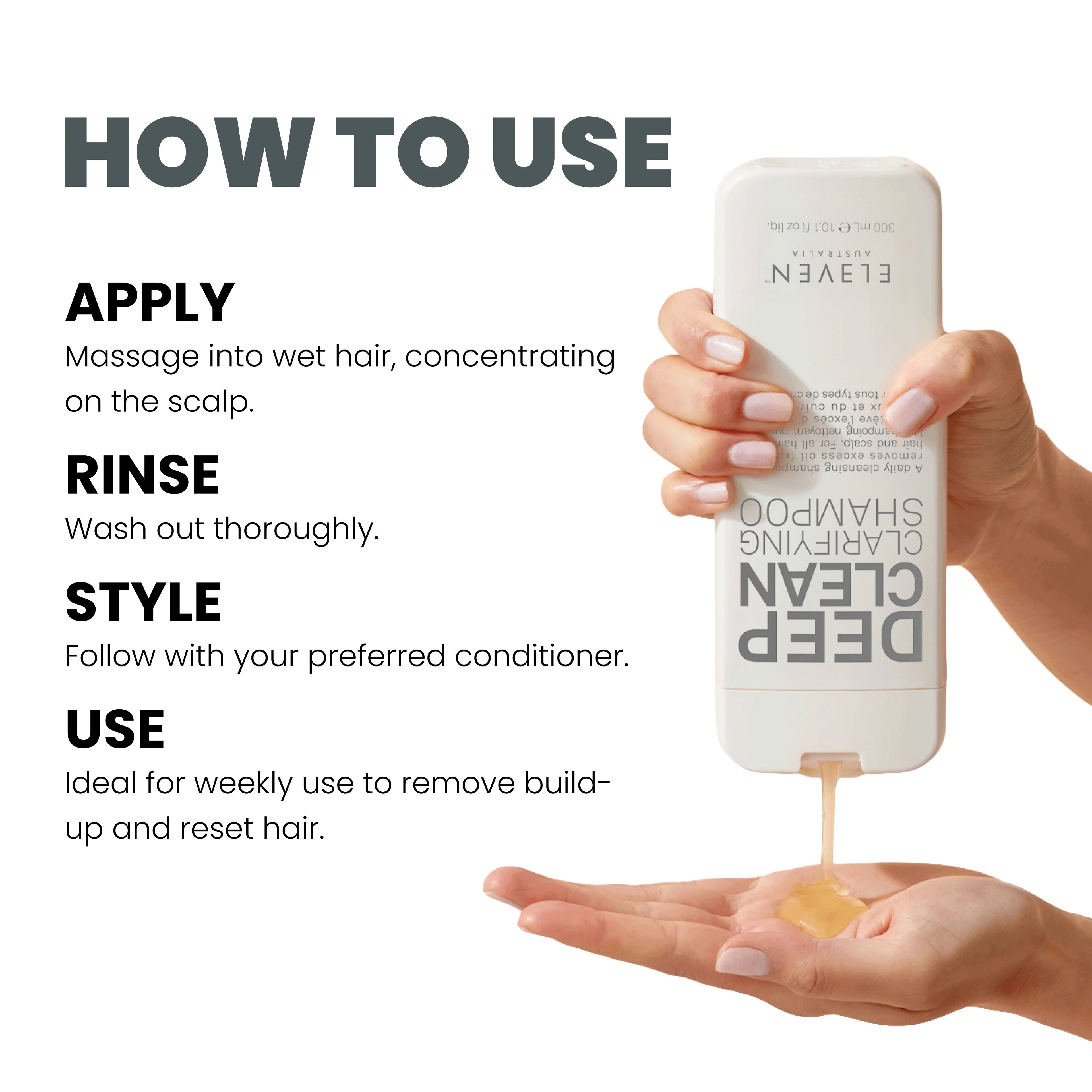Eleven Deep Clean Clarifying Shampoo