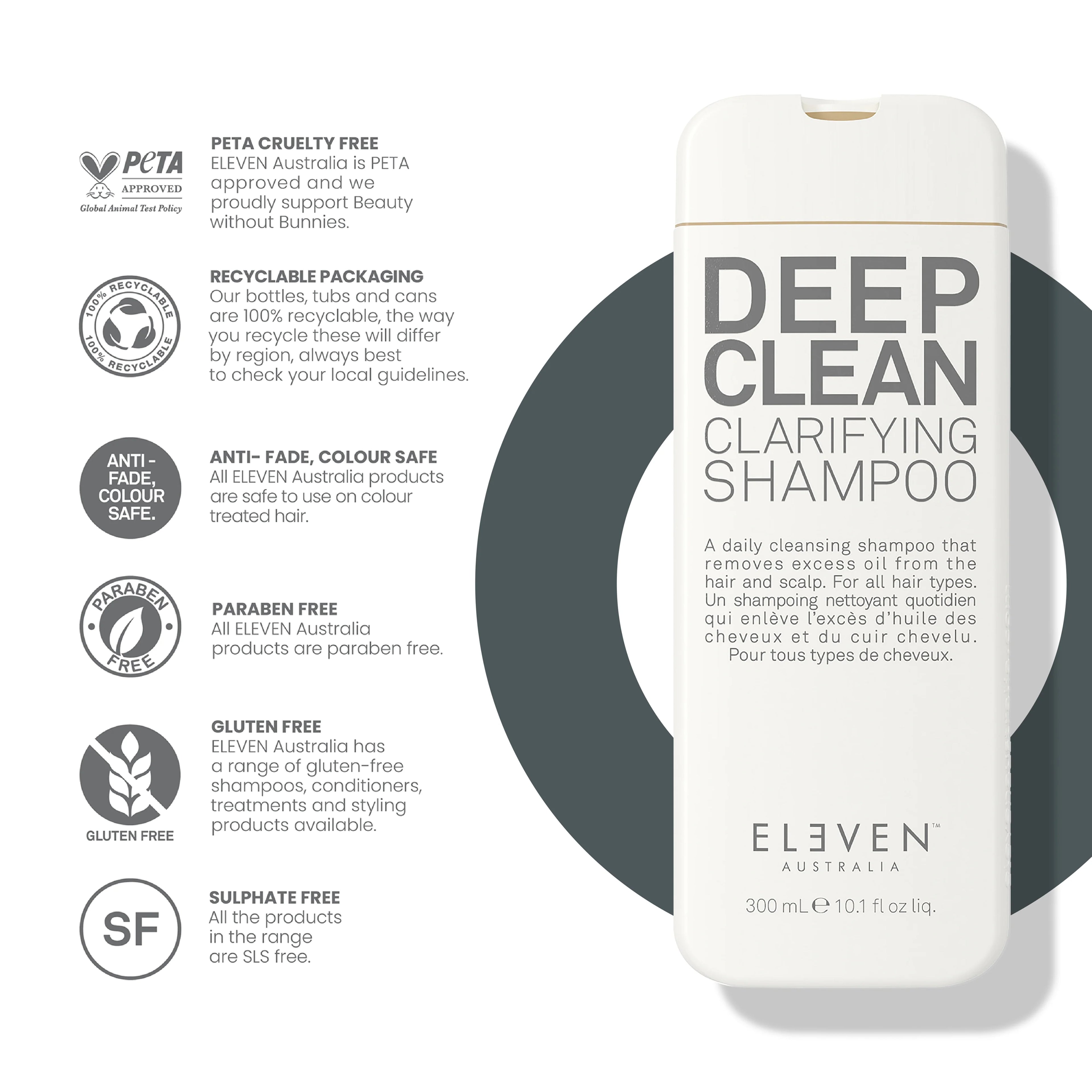 Eleven Deep Clean Clarifying Shampoo
