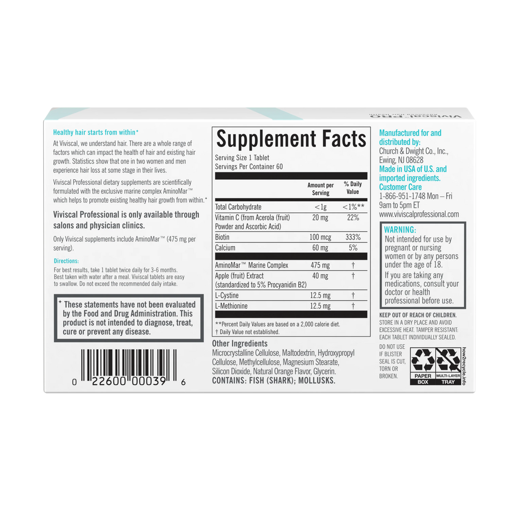 Viviscal PRO Professional Hair Growth Supplements